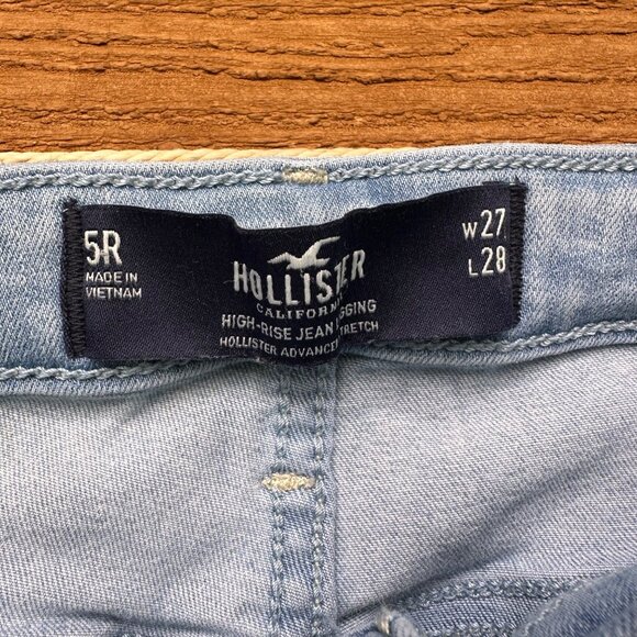Hollister High-Rise Jean Legging Stretchy blue Jegging Jeans Size 27 - Picture 2 of 12